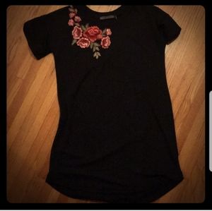 Potter's Pot Rose Embroidered Dress